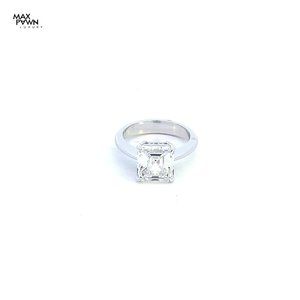 4.51cts LAB Diamond Solitaire Ring 5.73grms 14WG 144010001668/LOCOZ/DEC